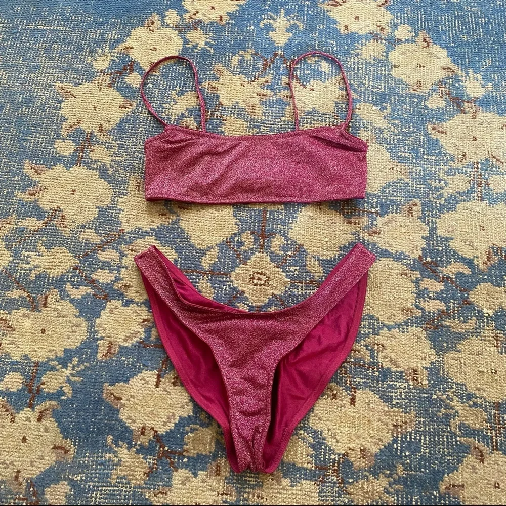 triangl swimwear Sparkling Red Bikini Set